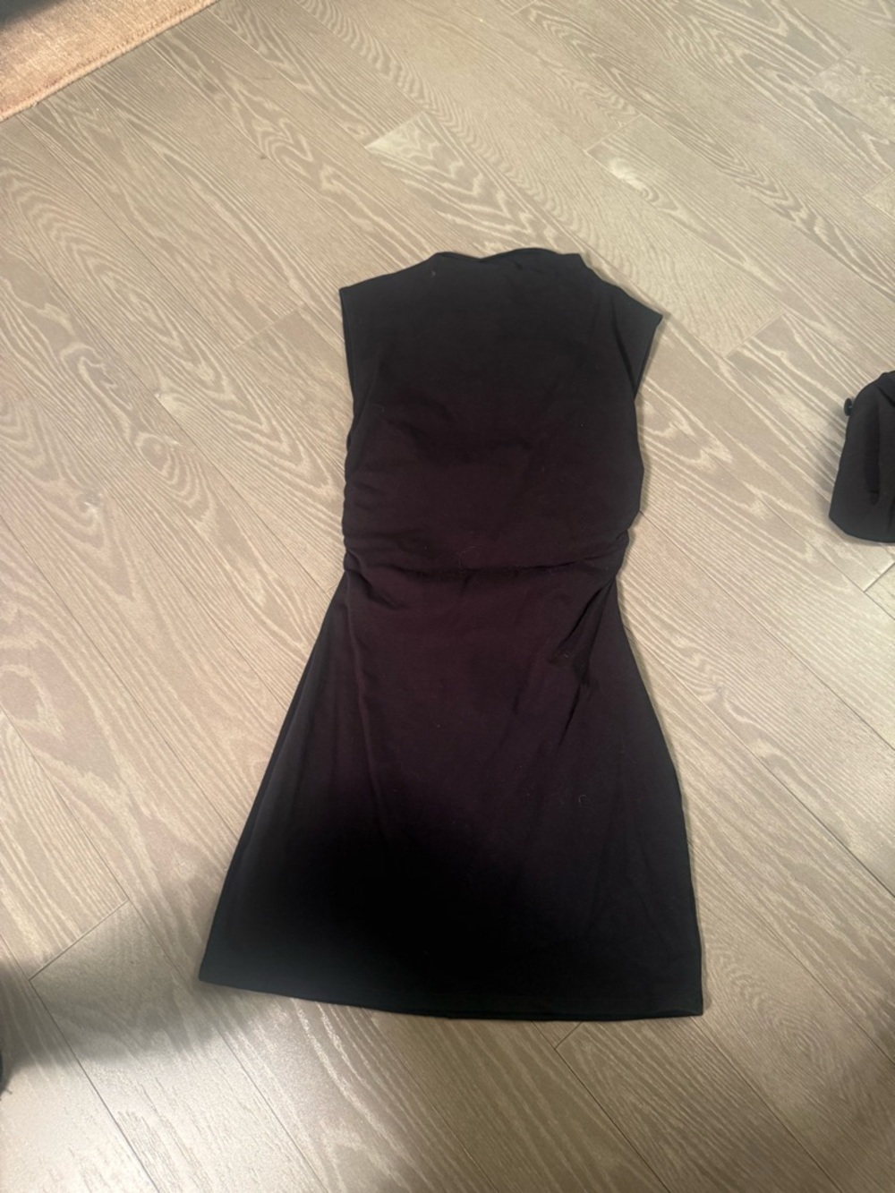 Reformation Black Sleeveless Mini Dress